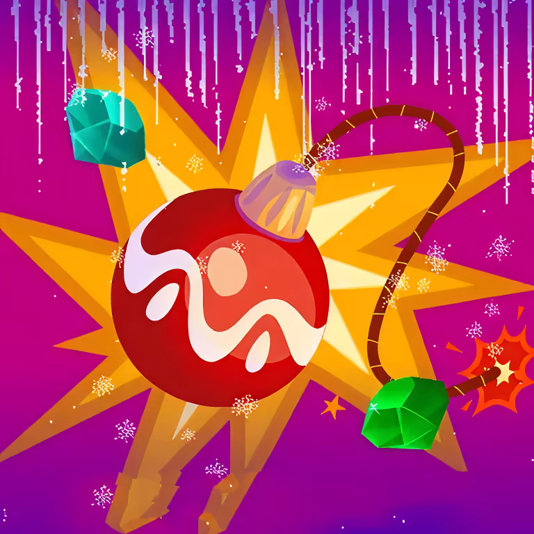 Rakebit Casino bonus rewards illustration with explosive crypto casino theme